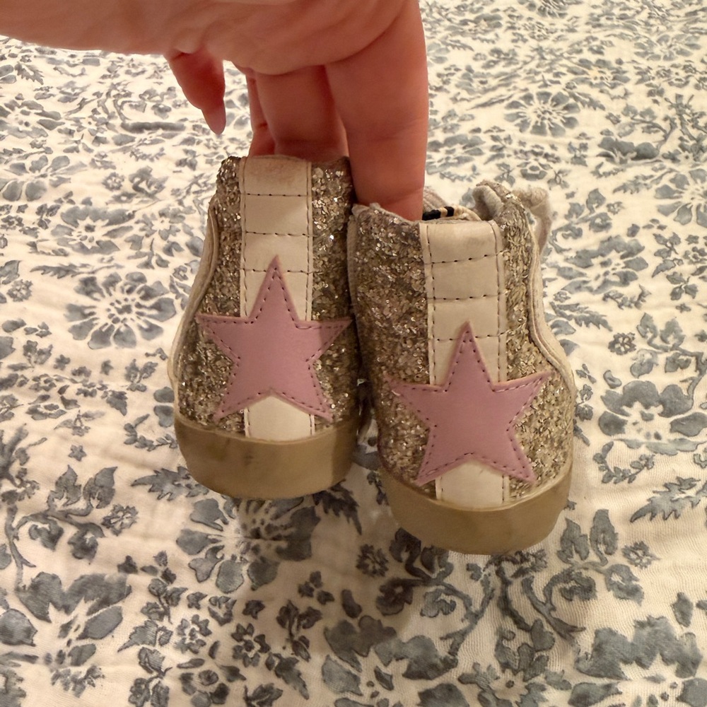 ShuShop Glittery High-Top Sneakers - Picture 3 of 5